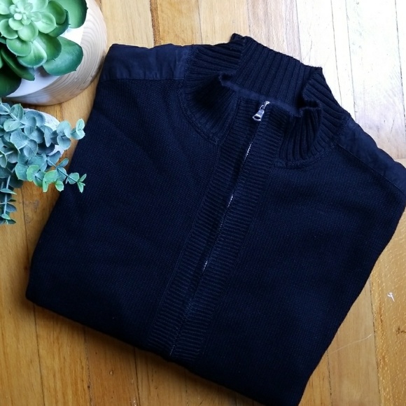 Cutter & Buck - Black Zip up Sweater - Picture 2 of 8